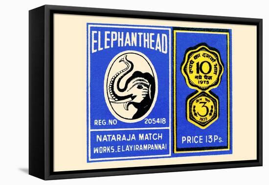 Elephant Head-null-Framed Stretched Canvas