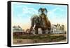 Elephant Hotel, Atlantic City, New Jersey-null-Framed Stretched Canvas