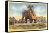 Elephant Hotel, Atlantic City, New Jersey-null-Framed Stretched Canvas