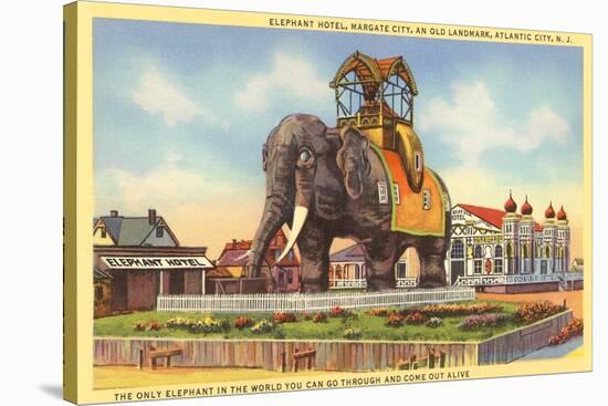 Elephant Hotel, Atlantic City, New Jersey-null-Stretched Canvas