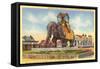 Elephant Hotel, Atlantic City, New Jersey-null-Framed Stretched Canvas