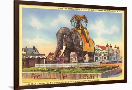 Elephant Hotel, Atlantic City, New Jersey-null-Framed Art Print