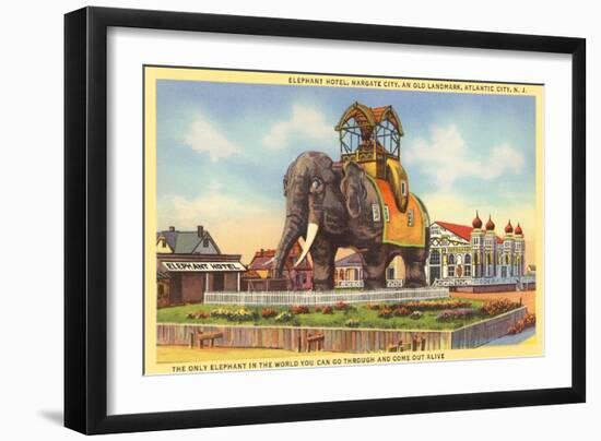 Elephant Hotel, Atlantic City, New Jersey-null-Framed Art Print