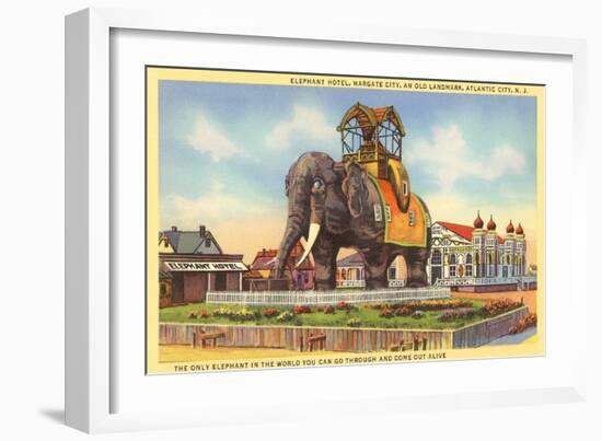 Elephant Hotel, Atlantic City, New Jersey-null-Framed Art Print