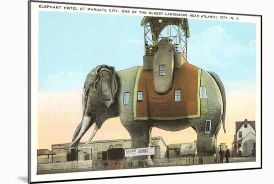 Elephant Hotel, Atlantic City, New Jersey-null-Mounted Art Print