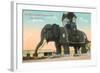 Elephant Hotel, Atlantic City-null-Framed Art Print