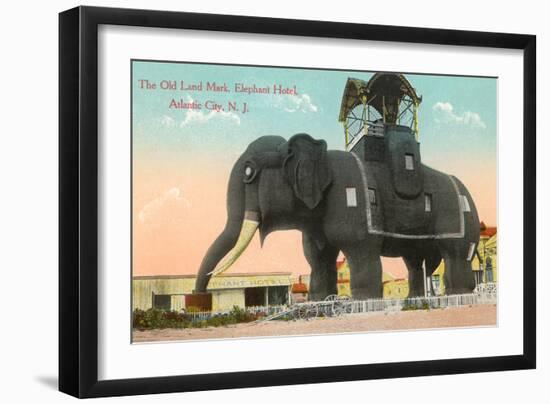 Elephant Hotel, Atlantic City-null-Framed Art Print