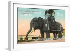 Elephant Hotel, Atlantic City-null-Framed Art Print