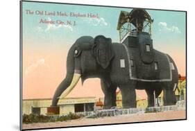 Elephant Hotel, Atlantic City-null-Mounted Art Print