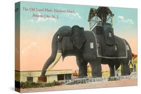 Elephant Hotel, Atlantic City-null-Stretched Canvas