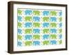 Elephant Hugs-Joanne Paynter Design-Framed Giclee Print