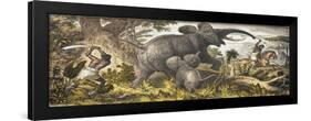 Elephant Hunt, 1815-null-Framed Giclee Print