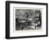 Elephant Hunting in Ceylon: Shooting Spare Elephants Through the Corral-null-Framed Giclee Print