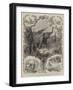 Elephant Hunting in Ceylon-null-Framed Giclee Print