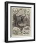 Elephant Hunting in Ceylon-null-Framed Giclee Print