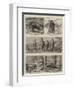 Elephant Hunting in Ceylon-null-Framed Premium Giclee Print