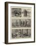 Elephant Hunting in Ceylon-null-Framed Giclee Print