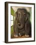 Elephant in a Room Cracks-Leah Saulnier-Framed Giclee Print