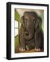 Elephant in a Room Cracks-Leah Saulnier-Framed Giclee Print