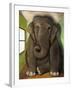 Elephant in a Room Cracks-Leah Saulnier-Framed Giclee Print