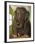 Elephant in a Room Cracks-Leah Saulnier-Framed Giclee Print