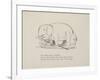 Elephant in Row Boat From a Collection Of Poems and Songs by Edward Lear-Edward Lear-Framed Giclee Print