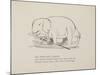 Elephant in Row Boat From a Collection Of Poems and Songs by Edward Lear-Edward Lear-Mounted Giclee Print