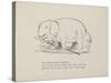 Elephant in Row Boat From a Collection Of Poems and Songs by Edward Lear-Edward Lear-Stretched Canvas