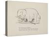 Elephant in Row Boat From a Collection Of Poems and Songs by Edward Lear-Edward Lear-Stretched Canvas