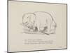 Elephant in Row Boat From a Collection Of Poems and Songs by Edward Lear-Edward Lear-Mounted Giclee Print