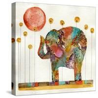 Elephant in Sunflower Field-Wyanne-Stretched Canvas
