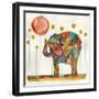 Elephant in Sunflower Field-Wyanne-Framed Giclee Print