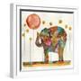 Elephant in Sunflower Field-Wyanne-Framed Giclee Print