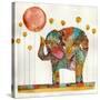 Elephant in Sunflower Field-Wyanne-Stretched Canvas