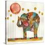 Elephant in Sunflower Field-Wyanne-Stretched Canvas