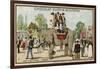 Elephant, Jardin D'Acclimation, Paris-null-Framed Giclee Print