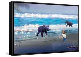 Elephant Joy-Nancy Tillman-Framed Stretched Canvas