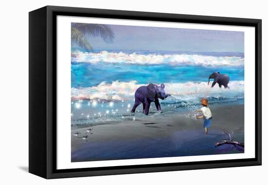 Elephant Joy-Nancy Tillman-Framed Stretched Canvas