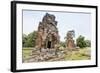 Elephant King Terrace in Angkor Thom-Michael Nolan-Framed Photographic Print