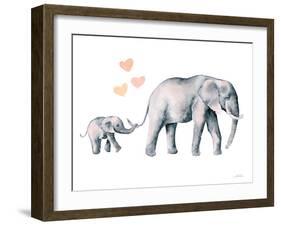 Elephant Love-Katrina Pete-Framed Art Print