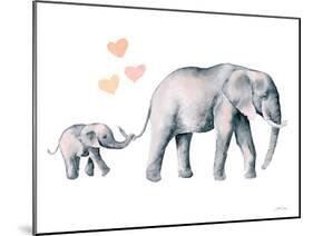 Elephant Love-Katrina Pete-Mounted Art Print