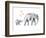 Elephant Love-Katrina Pete-Framed Art Print