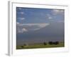 Elephant, Mt. Kilimanjaro, Masai Mara National Park, Kenya-Peter Adams-Framed Photographic Print