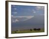 Elephant, Mt. Kilimanjaro, Masai Mara National Park, Kenya-Peter Adams-Framed Photographic Print