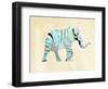 Elephant Multi-OnRei-Framed Art Print