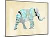 Elephant Multi-OnRei-Mounted Art Print