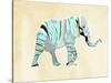 Elephant Multi-OnRei-Stretched Canvas