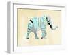 Elephant Multi-OnRei-Framed Art Print