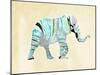 Elephant Multi-OnRei-Mounted Art Print