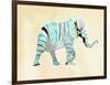 Elephant Multi-OnRei-Framed Art Print